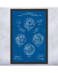 Watch Repeating Mechanism Patent Framed Print