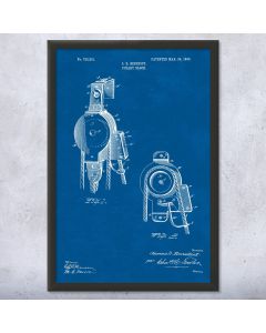 Pully Patent Framed Print
