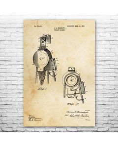 Pully Patent Print Poster