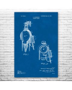Pully Patent Print Poster