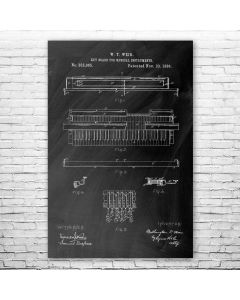 Piano Keyboard Poster Print