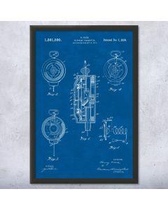 Telephone Transmitter Patent Framed Print