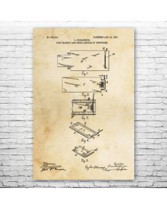 Firecracker Patent Print Poster