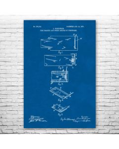Firecracker Poster Patent Print