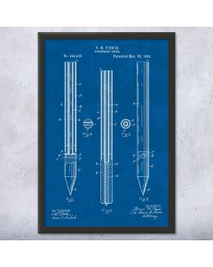 Roman Candle Patent Framed Print