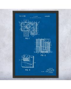 Air Conditioner Patent Framed Print