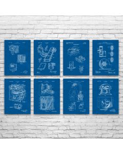 HVAC Patent Prints Set of 8