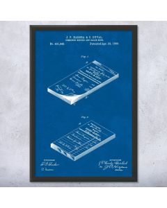 Sales Ledger Patent Framed Print