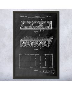 Cinder Block Framed Patent Print