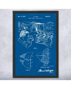 Film Clapperboard Framed Patent Print