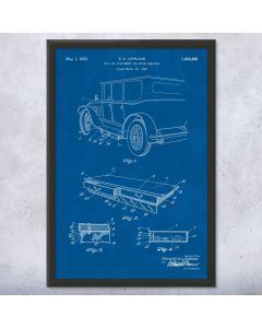 Car Tool Box Patent Framed Print