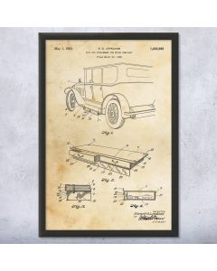 Car Tool Box Framed Patent Print
