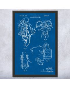 Jet Pack Patent Framed Print