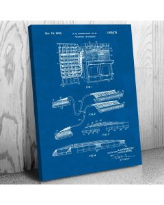 Telephone Switchboard Patent Canvas Print