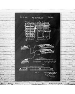 Telephone Switchboard Poster Patent Print