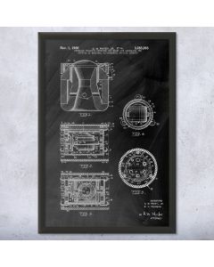 Particle Velocity Detector Framed Patent Print