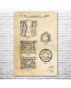 Particle Velocity Detector Patent Print Poster