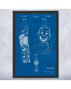 Howdy Doody Puppet Framed Patent Print