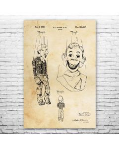 Howdy Doody Puppet Poster Print