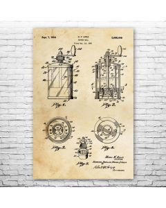 Pepper Mill Patent Print Poster