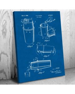Drink Mixing Patent Canvas Print