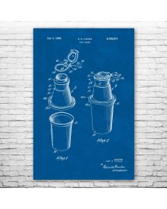 Drink Shaker Poster Patent Print