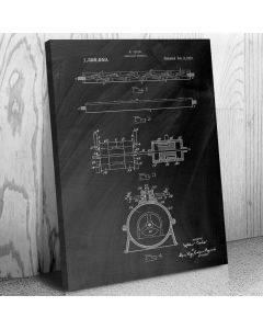 Nikola Tesla Valvular Conduit Patent Canvas Print