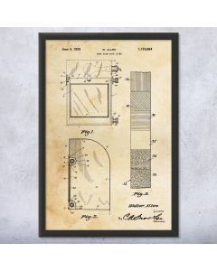 Dark Room Safe Light Patent Framed Print