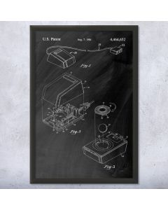 Apple Computer Mouse Framed Patent Print