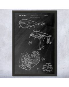 Street Light Ballast Patent Framed Print