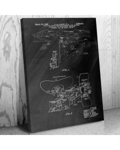 Airport Ground Control Patent Canvas Print