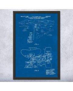 Airport Ground Control Patent Framed Print