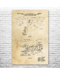 Airport Ground Control Poster Patent Print