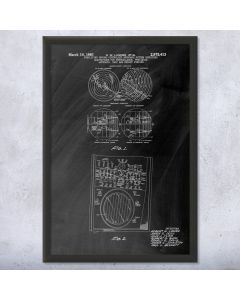Ground Control Radar Framed Patent Print
