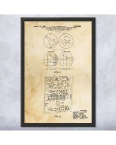 Air Traffic Control Patent Framed Print