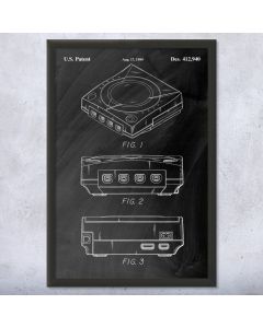 Video Game Console Framed Patent Print