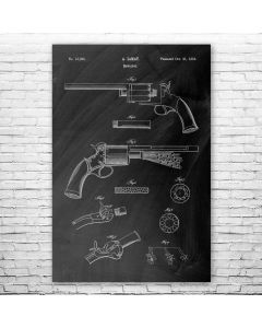 Lemat Revolver Poster Patent Print