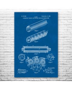 Lithograph Press Poster Patent Print