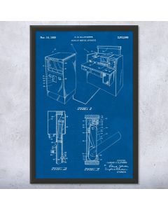 Bank Tube Patent Framed Print