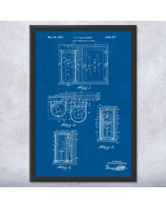 Protective Vault Patent Framed Print