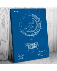Westinghouse Turbine Patent Canvas Print