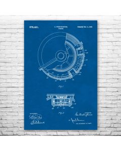 Westinghouse Turbine Poster Patent Print