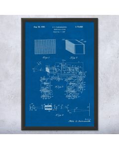 Farnsworth Television Patent Framed Print