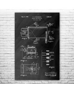 Farnsworth Image Amplifier Patent Print Poster