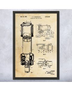 Farnsworth Cathode Ray Tube Framed Patent Print