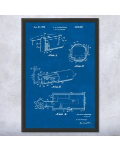 Fallout Shelter Patent Framed Print