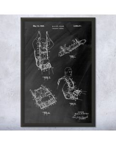 Parachute Harness Framed Patent Print