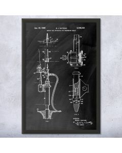 Underwater Wellhead Framed Patent Print