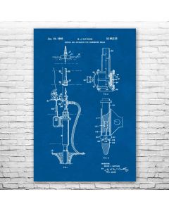 Underwater Wellhead Poster Patent Print