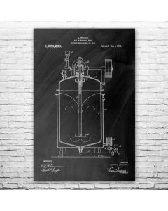 Beer Brewing Tank Poster Print